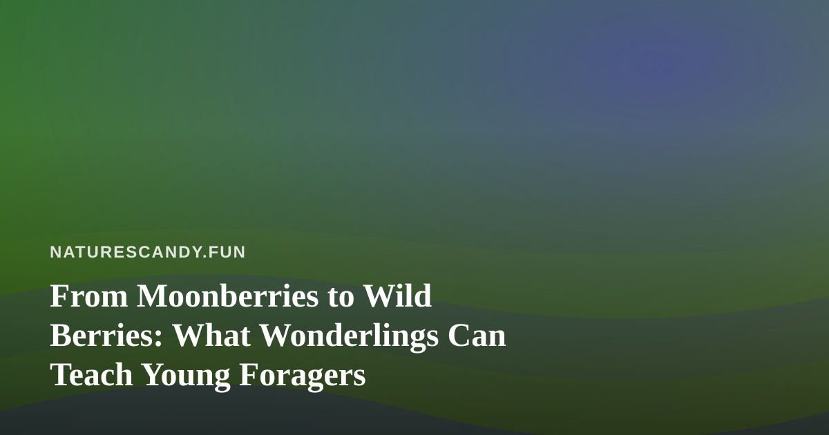 From Moonberries to Wild Berries: What Wonderlings Can Teach Young Foragers