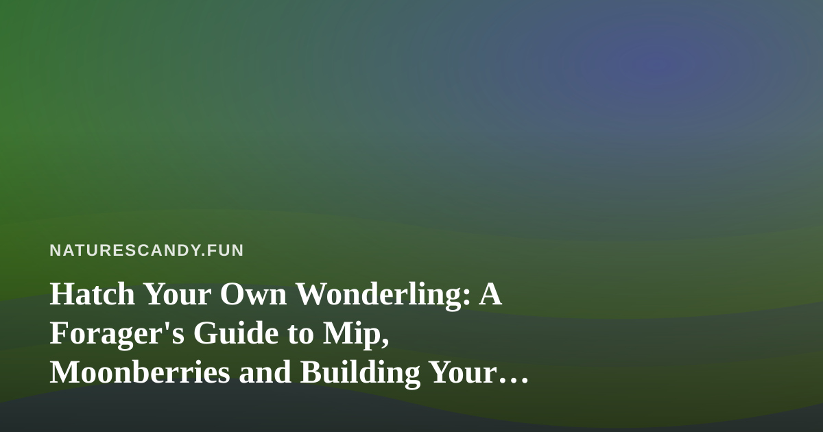 Hatch Your Own Wonderling: A Forager’s Guide to Mip, Moonberries and Building Your Island